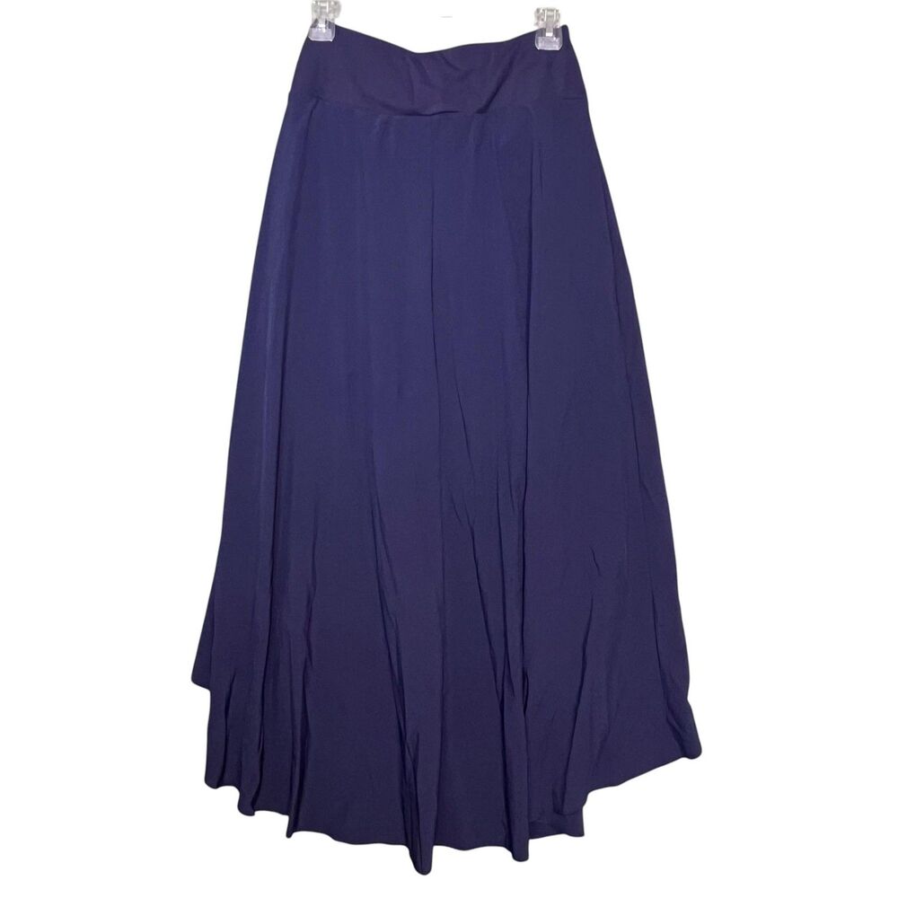 Halara Wrap Skirt Women's Small Blue Hi Low Maxi Built In Shorts Resort Cruise - Picture 3 of 13